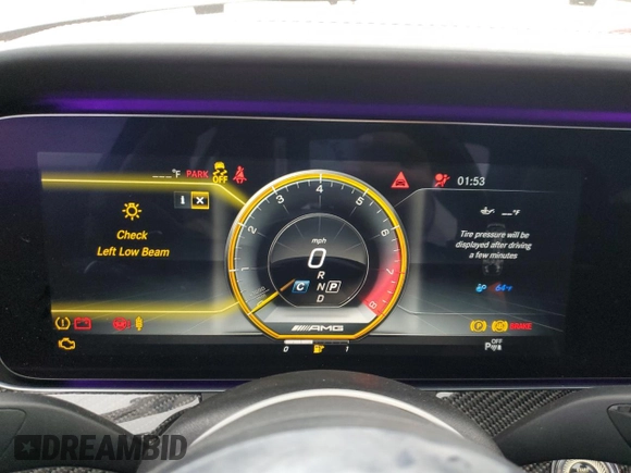 2019 Mercedes-Benz E 63 S AMG with VIN WDDZF8KB9KA505380, listed as a Copart auction lot 54086384 with Not Provided miles and Salvage Title. Bid and sale history available at DreamBid. Image 9.