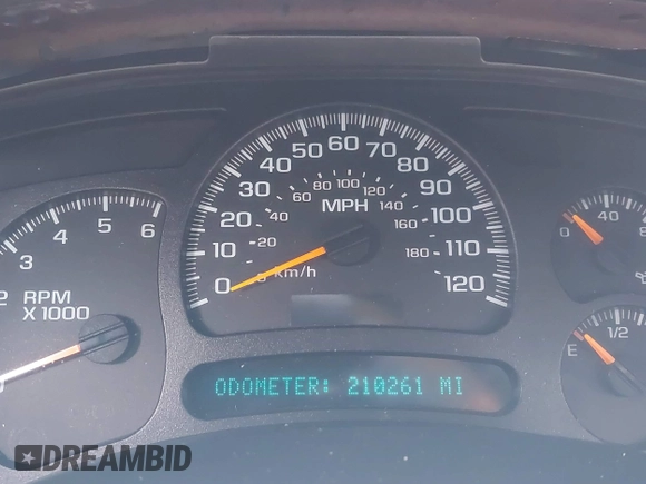 2005 Chevrolet Tahoe Z71 with VIN 1GNEC13T15R205653, listed as a IAAI auction lot 41808672 with 210,261 mi miles and . Bid and sale history available at DreamBid. Image 7.