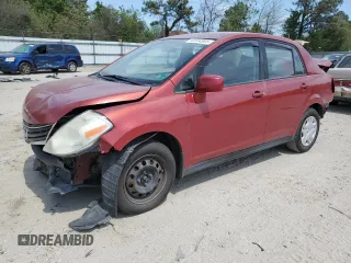 2010 Nissan Versa S with VIN 3N1BC1AP8AL451511, listed as a Copart auction lot 53844865 with 186,503 mi miles and Salvage Title. Bid and sale history available at DreamBid. Image 1.