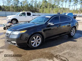 2013 Acura TL Tech with VIN 19UUA8F50DA009377, listed as a Copart auction lot 46213115 with 276,206 mi miles and Salvage Title. Bid and sale history available at carsss.com. Image 1.