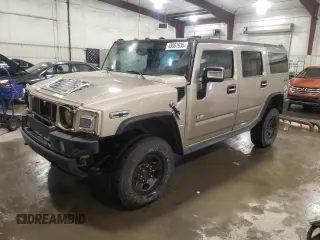 2004 Hummer H2 with VIN 5GRGN23U14H110944, listed as a Copart auction lot 48861935 with 151,910 mi miles and Salvage Title. Bid and sale history available at carsss.com. Image 1.