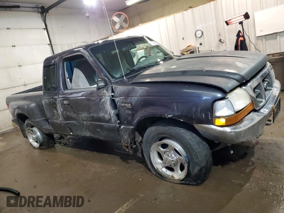 2000 Ford Ranger XL with VIN 1FTZR15V8YTA83226, listed as a Copart auction lot 51004555 with 218,083 mi miles and Salvage title. Bid and sale history available at DreamBid. Image 4.