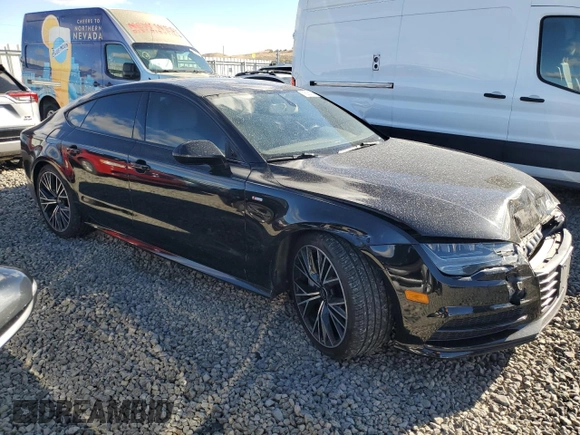 2016 Audi A7 3.0 TDI Premium Plus with VIN WAUWMAFC7GN030810, listed as a Copart auction lot 78931774 with 73,236 mi miles and Salvage Title. Bid and sale history available at carsss.com. Image 4.