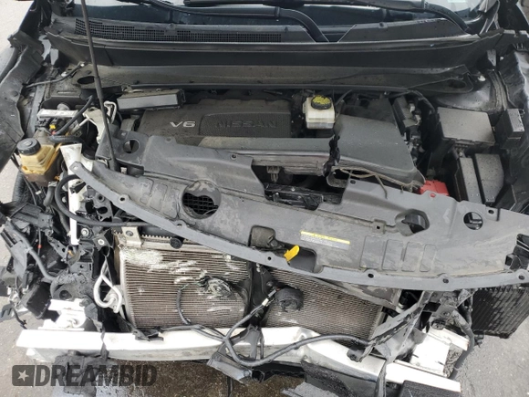 2019 Nissan Pathfinder S with VIN 5N1DR2MM6KC630831, listed as a Copart auction lot 53923815 with 94,777 mi miles and Salvage title. Bid and sale history available at DreamBid. Image 12.