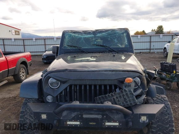 2014 Jeep Wrangler Sahara with VIN 1C4AJWBG5EL247812, listed as a IAAI auction lot 40909884 with 106,475 mi miles and . Bid and sale history available at DreamBid. Image 12.