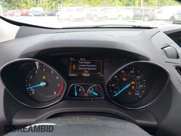 2018 Ford Escape S with VIN 1FMCU0F75JUC89890, listed as a IAAI auction lot 42475253 with 104,500 mi miles and . Bid and sale history available at DreamBid. Image 7.