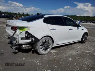 2018 Kia Optima SX with VIN 5XXGV4L20JG225751, listed as a Copart auction lot 55115305 with 114,768 mi miles and Salvage title. Bid and sale history available at DreamBid. Image 3.