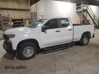 2021 Chevrolet Silverado 1500 Work Truck with VIN 1GCRYAEF2MZ107829, listed as a Copart auction lot 47402655 with 99,645 mi miles and Clean Title. Bid and sale history available at DreamBid. Image 1.