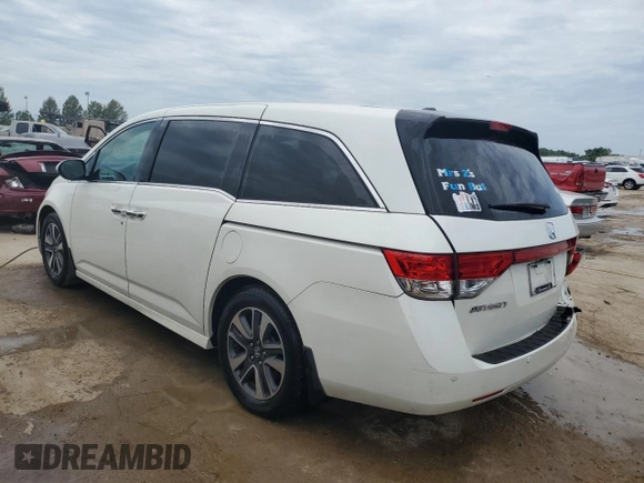 2015 Honda Odyssey Touring Elite с VIN 5FNRL5H98FB071942, выставлен на аукционе Copart как лот 57132464 с пробегом 148 015 миль миль и Списание • Salvage title. История ставок и продаж доступна на DreamBid. Изображение 2.