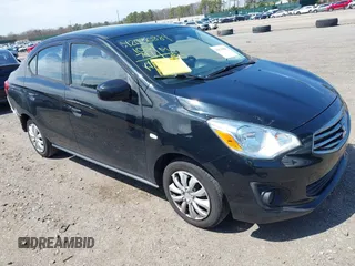 2019 Mitsubishi Mirage ES z VIN ML32F3FJ3KHF05596, wystawiony jako IAAI lot #42030881 z przebiegiem 105 747 mil mil oraz . Historia ofert i sprzedaży dostępna na DreamBid. Obrazek 1.