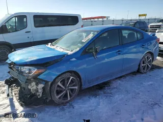 2020 Subaru Impreza Sport with VIN 4S3GKAM61L3614152, listed as a Copart auction lot 46059815 with 51,780 mi miles and Salvage Title. Bid and sale history available at carsss.com. Image 1.
