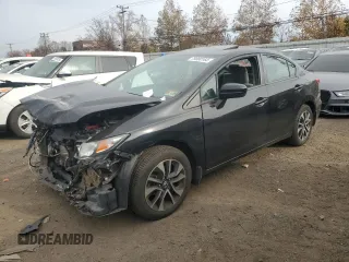 2015 Honda Civic EX with VIN 19XFB2F83FE022040, listed as a Copart auction lot 79080164 with 84,304 mi miles and Salvage Title. Bid and sale history available at carsss.com. Image 1.