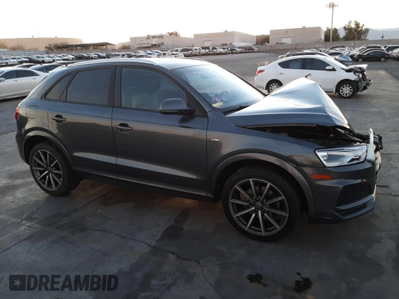 2018 Audi Q3 Premium with VIN WA1BCCFS2JR034913, listed as a Copart auction lot 69165622 with 0 mi miles. Bid and sale history available at carsss.com. Image 4.