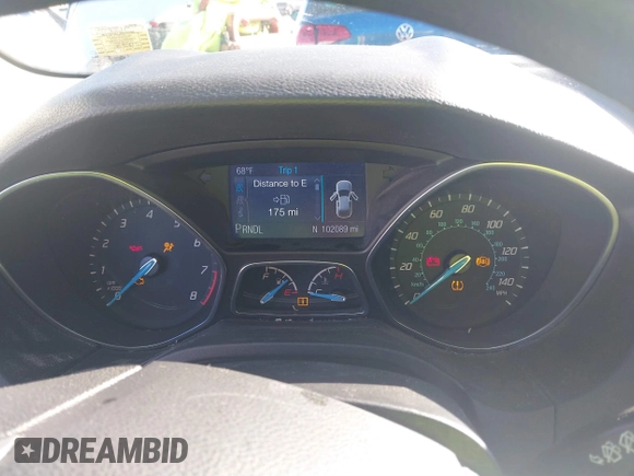 2014 Ford Focus SE with VIN 1FADP3K24EL411720, listed as a IAAI auction lot 40816752 with 102,089 mi miles. Bid and sale history available at carsss.com. Image 7.