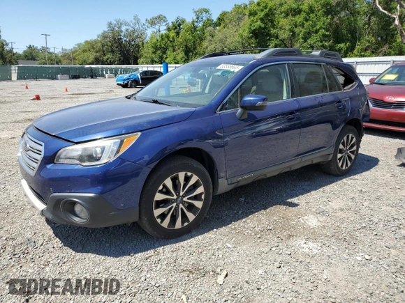 2017 Subaru Outback Limited z VIN 4S4BSANCXH3249827, wystawiony jako Copart lot #53555665 z przebiegiem 103 788 mil mil oraz Szkoda całkowita • Salvage title. Historia ofert i sprzedaży dostępna na DreamBid. Obrazek 1.