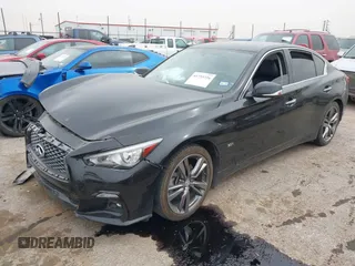 2019 Infiniti Q50 Signature Edition with VIN JN1EV7AP6KM540706, listed as a IAAI auction lot 41733726 with 45,847 mi miles and . Bid and sale history available at DreamBid. Image 16.