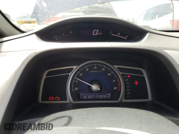 2010 Honda Civic LX with VIN 2HGFA1F5XAH502125, listed as a Copart auction lot 53836274 with 161,827 mi miles and Salvage Title. Bid and sale history available at DreamBid. Image 9.