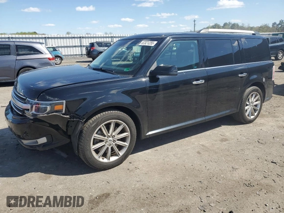 2017 Ford Flex Limited with VIN 2FMHK6D83HBA12052, listed as a Copart auction lot 52321255 with 54,449 mi miles and Salvage Title. Bid and sale history available at carsss.com. Image 1.
