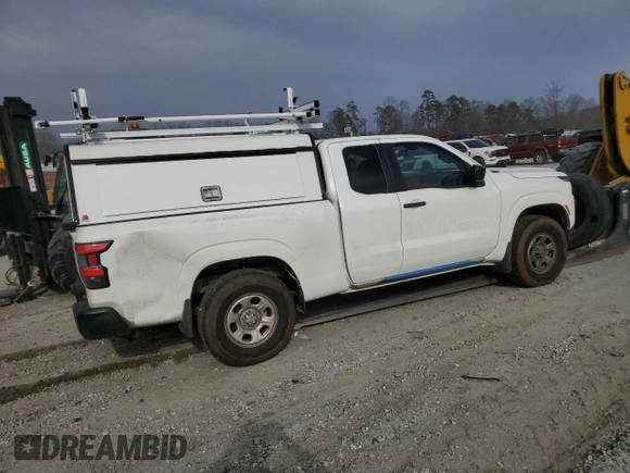 2024 Nissan Frontier S with VIN 1N6ED1CM7RN639682, listed as a Copart auction lot 45129225 with 9,151 mi miles and Salvage Title. Bid and sale history available at carsss.com. Image 3.