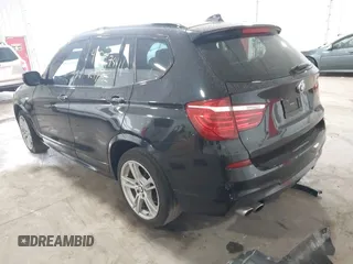 2014 BMW X3 xDrive28i z VIN 5UXWX9C55E0D32378, wystawiony jako IAAI lot #41657411 z przebiegiem 133 156 mil mil oraz . Historia ofert i sprzedaży dostępna na DreamBid. Obrazek 3.