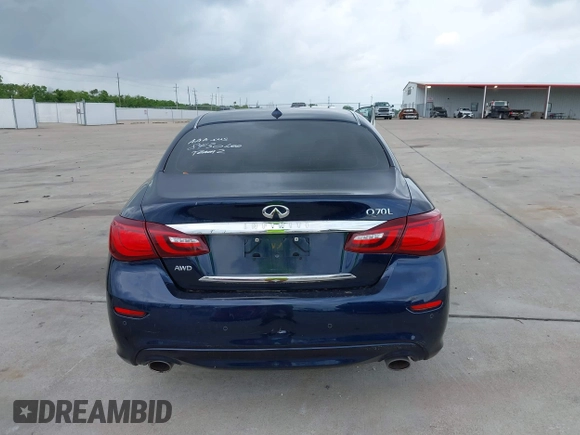 2017 Infiniti Q70 3.7 with VIN JN1BY1PR0HM210469, listed as a IAAI auction lot 42149004 with 105,840 mi miles and . Bid and sale history available at DreamBid. Image 16.