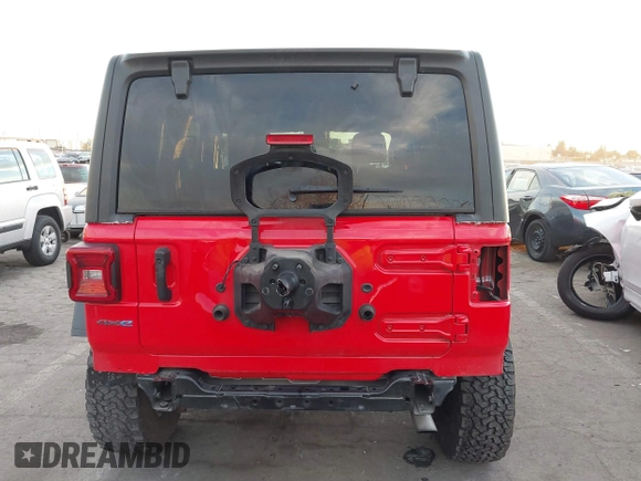 2022 Jeep Wrangler Unlimited Rubicon with VIN 1C4JJXR63NW206709, listed as a IAAI auction lot 41254820 with 25,317 mi miles and . Bid and sale history available at DreamBid. Image 17.