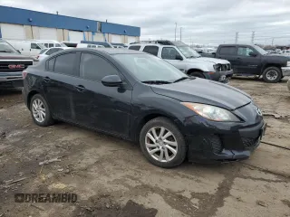 2012 Mazda 3 i Touring with VIN JM1BL1V73C1577650, listed as a Copart auction lot 48009835 with 154,197 mi miles and Salvage Title. Bid and sale history available at DreamBid. Image 4.