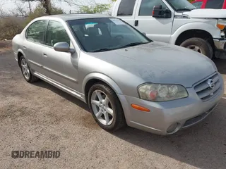 2002 Nissan Maxima GLE z VIN JN1DA31A22T302286, wystawiony jako IAAI lot #41929154 z przebiegiem 249 531 mil mil oraz . Historia ofert i sprzedaży dostępna na DreamBid. Obrazek 1.