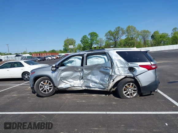 2018 Chevrolet Traverse LT Cloth z VIN 1GNERGKWXJJ167071, wystawiony jako IAAI lot #42019077 z przebiegiem 170 775 mil mil oraz . Historia ofert i sprzedaży dostępna na DreamBid. Obrazek 14.