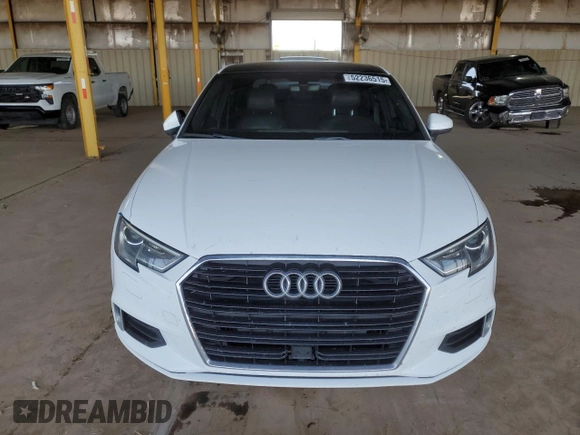 2018 Audi A3 Sedan Premium with VIN WAUAUGFF2J1041493, listed as a Copart auction lot 52236515 with 58,893 mi miles and Salvage Title. Bid and sale history available at carsss.com. Image 5.