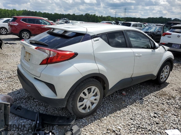 2021 Toyota C-HR LE with VIN NMTKHMBX1MR134388, listed as a Copart auction lot 54989894 with 74,971 mi miles and Salvage Title. Bid and sale history available at carsss.com. Image 3.