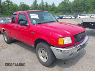 2003 Ford Ranger XL Fleet with VIN 1FTYR15E33TA40143, listed as a IAAI auction lot 42382610 with 144,994 mi miles and . Bid and sale history available at DreamBid. Image 1.
