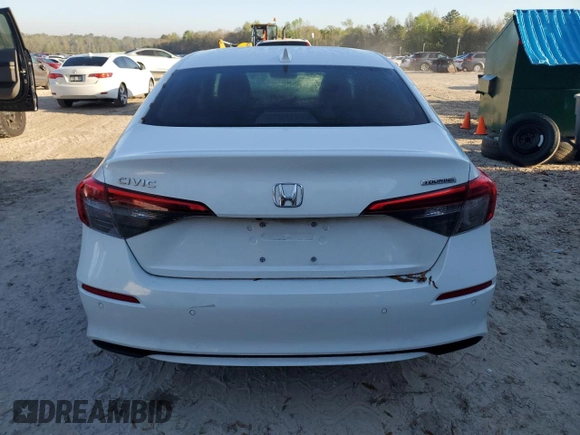 2024 Honda Civic Sedan Touring with VIN 2HGFE1F98RH321771, listed as a Copart auction lot 50203665 with 7,787 mi miles and Salvage Title. Bid and sale history available at carsss.com. Image 6.