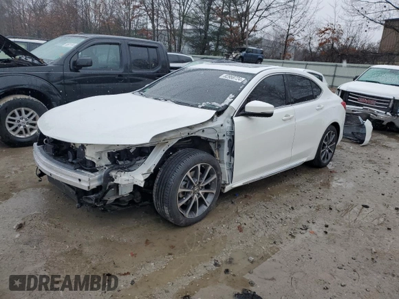 2018 Acura TLX Technology z VIN 19UUB3F55JA003067, wystawiony jako Copart lot #82958724 z przebiegiem 115 891 mil mil oraz Szkoda całkowita • Salvage title. Historia ofert i sprzedaży dostępna na DreamBid. Obrazek 1.
