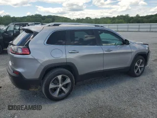 2019 Jeep Cherokee Limited with VIN 1C4PJMDN7KD116722, listed as a Copart auction lot 55806305 with 72,155 mi miles and Salvage title. Bid and sale history available at DreamBid. Image 3.