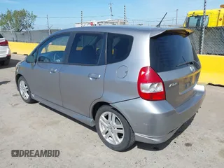 2008 Honda Fit Sport with VIN JHMGD376X8S039790, listed as a IAAI auction lot 42083840 with 227,602 mi miles. Bid and sale history available at carsss.com. Image 3.