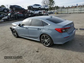 2024 Honda Civic Sedan Touring with VIN 2HGFE1F95RH330640, listed as a Copart auction lot 88549575 with 10,108 mi miles and Salvage Title. Bid and sale history available at carsss.com. Image 2.