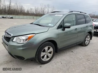 2015 Subaru Forester 2.5i Premium with VIN JF2SJADC4FH459107, listed as a Copart auction lot 53522225 with 34,277 mi miles and Salvage Title. Bid and sale history available at carsss.com. Image 1.