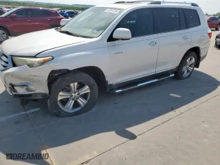2013 Toyota Highlander Limited with VIN 5TDYK3EH2DS095659, listed as a Copart auction lot 52551495 with 127,073 mi miles and Salvage Title. Bid and sale history available at carsss.com. Image 1.