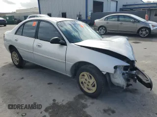 1997 Ford Escort LX with VIN 1FALP13P2VW282739, listed as a Copart auction lot 45139215 with 105,095 mi miles and Salvage Title. Bid and sale history available at carsss.com. Image 4.