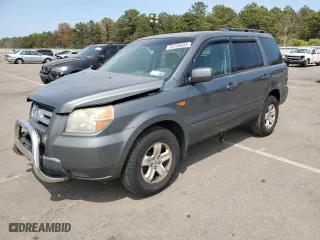 2008 Honda Pilot VP with VIN 5FNYF18248B050894, listed as a Copart auction lot 61406694 with 215,221 mi miles and Non Repairable. Bid and sale history available at carsss.com. Image 1.
