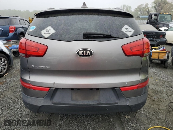 2014 Kia Sportage LX with VIN KNDPB3AC7E7658139, listed as a Copart auction lot 51531325 with 146,361 mi miles and Salvage Title. Bid and sale history available at carsss.com. Image 6.