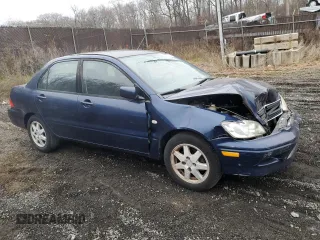 2002 Mitsubishi Lancer LS with VIN JA3AJ36E62U045279, listed as a Copart auction lot 83882654 with 208,175 mi miles and Salvage Title. Bid and sale history available at carsss.com. Image 4.