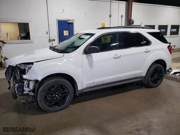 2017 Chevrolet Equinox LT with VIN 2GNFLFEK1H6237637, listed as a Copart auction lot 54168325 with 109,418 mi miles and Salvage Title. Bid and sale history available at carsss.com. Image 1.