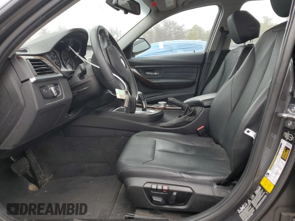 2015 BMW 3 Series 320i xDrive with VIN WBA3C3C57FP664516, listed as a Copart auction lot 50947495 with 46,686 mi miles and Salvage Title. Bid and sale history available at carsss.com. Image 7.