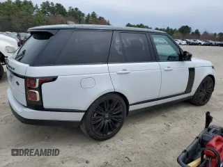 2019 Land Rover Range Rover HSE with VIN SALGS2SV5KA554850, listed as a Copart auction lot 49958105 with 42,447 mi miles and Salvage Title. Bid and sale history available at DreamBid. Image 3.