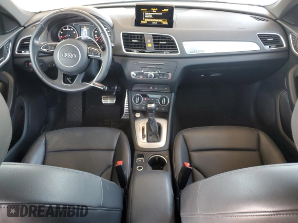2018 Audi Q3 Premium with VIN WA1ECCFS0JR004256, listed as a Copart auction lot 56906885 with 66,581 mi miles and Salvage title. Bid and sale history available at DreamBid. Image 8.