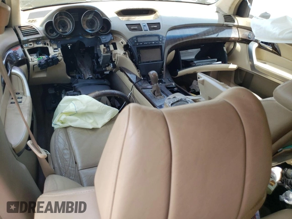 2010 Acura MDX with VIN 2HNYD2H26AH525905, listed as a Copart auction lot 51384375 with Not Provided miles and Salvage Title. Bid and sale history available at carsss.com. Image 8.