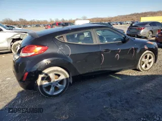 2012 Hyundai Veloster w/Gray Int with VIN KMHTC6AD0CU066677, listed as a Copart auction lot 46418575 with 145,735 mi miles and Salvage title. Bid and sale history available at DreamBid. Image 3.