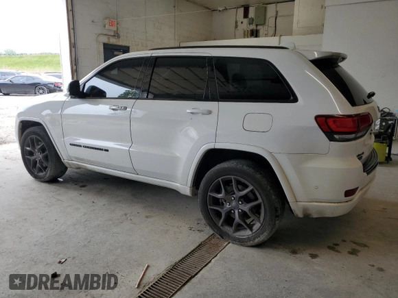 2021 Jeep Grand Cherokee 80th Anniversary with VIN 1C4RJFBG3MC736436, listed as a Copart auction lot 57416065 with 82,896 mi miles and Clean title. Bid and sale history available at DreamBid. Image 2.